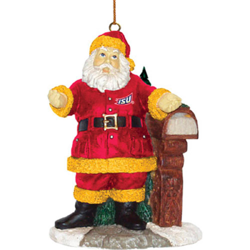 Iowa State Cyclones Welcome Home Santa Ornament