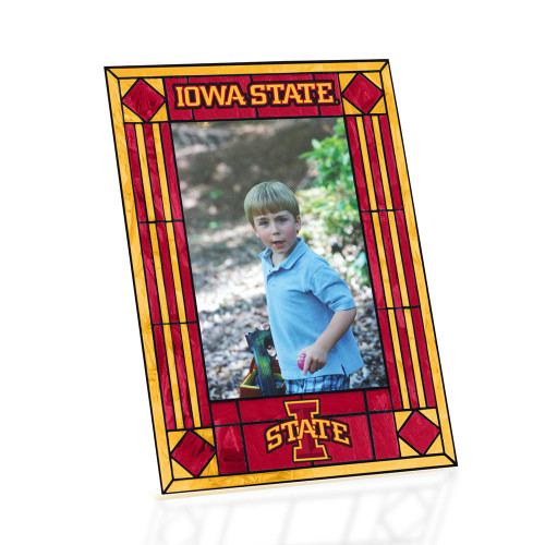 Iowa State Cyclones Art Glass Picture Frame