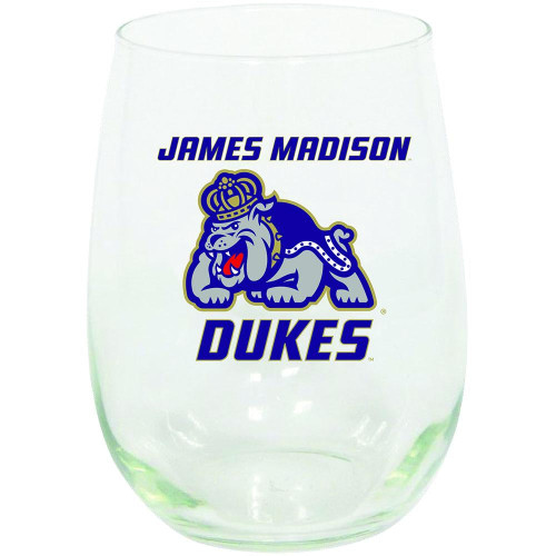 James Madison Dukes 15 oz. Stemless Wine Glass