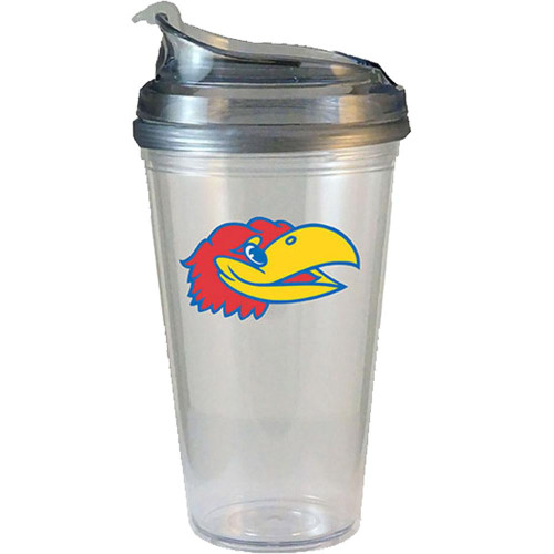 Kansas Jayhawks 16 oz. Double Wall Tumbler