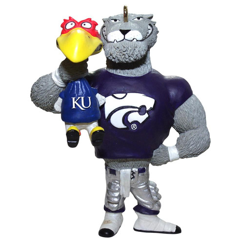 Kansas State Wildcats Mascot Choke Rival Ornament