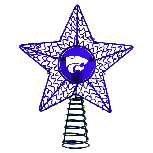 Kansas State Wildcats Metal Star Tree Topper