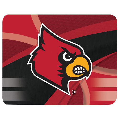 Louisville Cardinals Carbon Fiber Mouse Pad