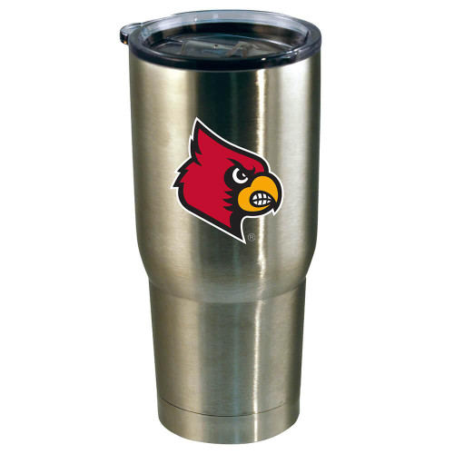 Louisville Cardinals 22 oz. Decal Stainless Steel Tumbler