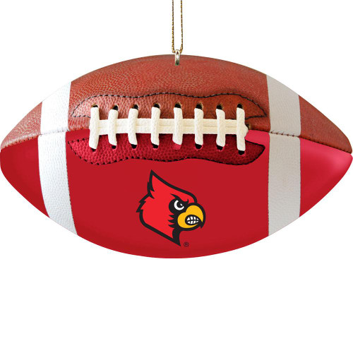 Louisville Cardinals NCAA Sledding Snowmen Ornament