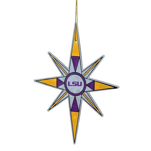 LSU Tigers Snow Flake Ornament