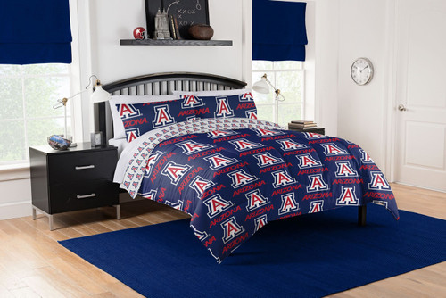 Arizona Wildcats Rotary Full Bed in a Bag Set