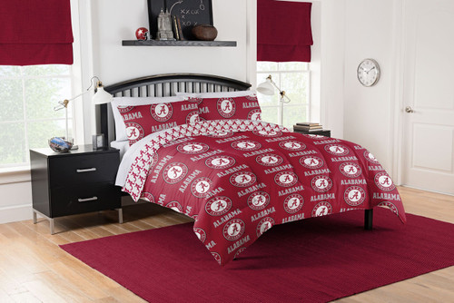 Alabama Crimson Tide Rotary Queen Bed in a Bag Set