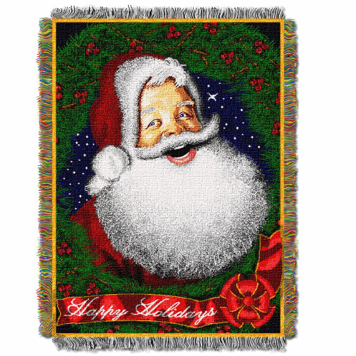 Howdy Santa Throw Blanket