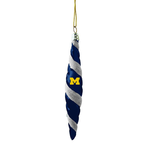 Michigan Wolverines Team Swirl Ornament