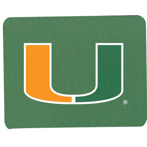 Miami Hurricanes Neoprene Logo Mouse Pad