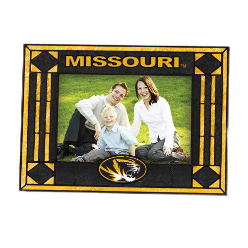 Missouri Tigers Art Glass Horizontal Picture Frame