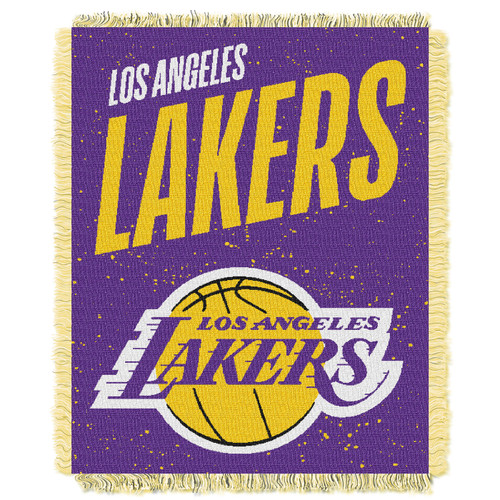 Los Angeles Lakers Headliner Woven Jacquard Throw Blanket