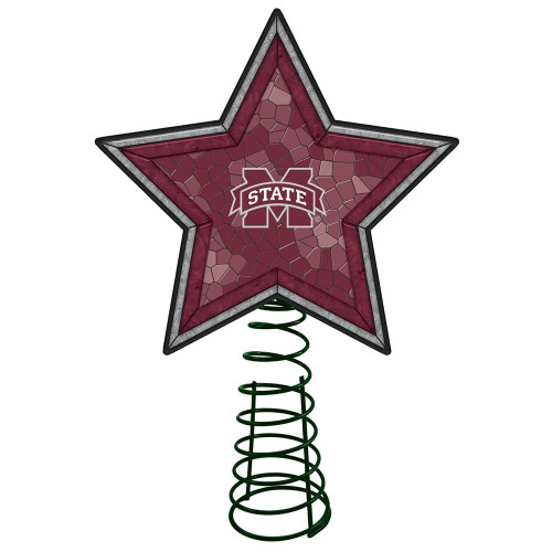 Mississippi State Bulldogs Mosaic Tree Topper