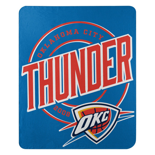 Oklahoma City Thunder Campaign Fleece Throw Blanket