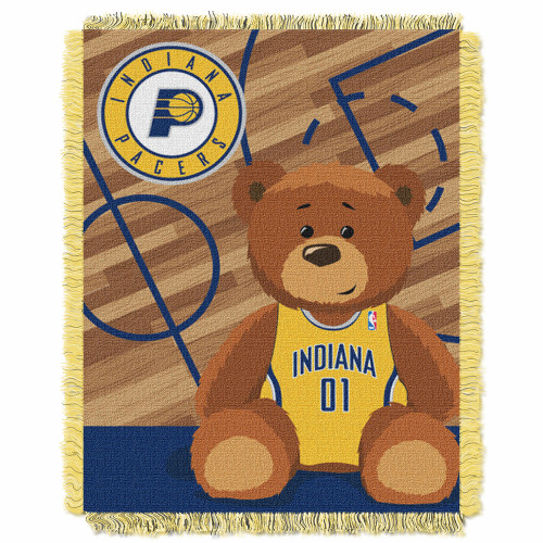 Indiana Pacers Half Court Baby Blanket
