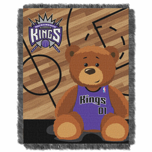 Sacramento Kings Half Court Baby Blanket