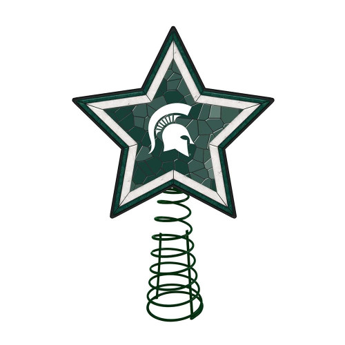 Michigan State Spartans Mosaic Tree Topper