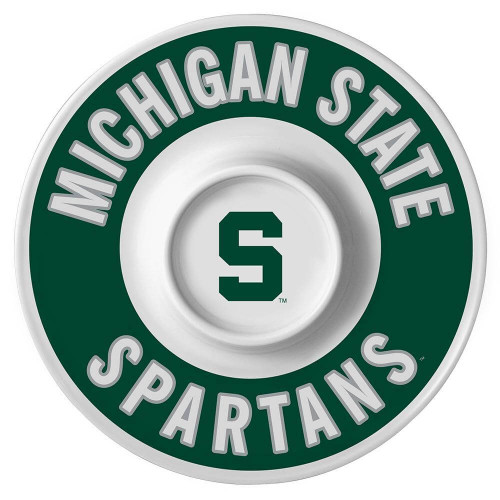 Michigan State Spartans Melamine Serving Dip Tray
