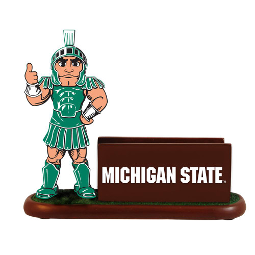 Michigan State Spartans Mascot Business Card Holder