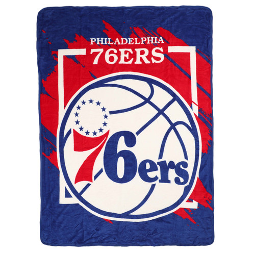 Philadelphia 76ers Dimensional Throw Blanket