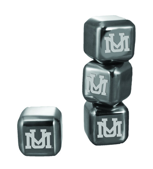 Montana Grizzlies 6 Stainless Steel Ice Cubes