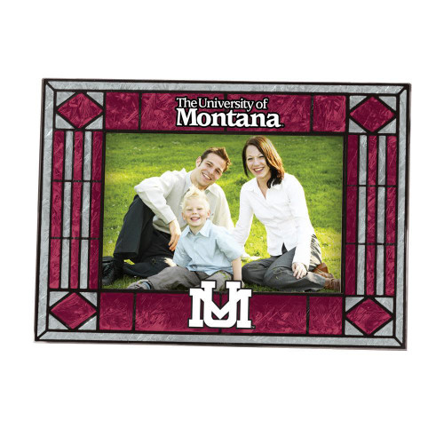 Montana Grizzlies Art Glass Horizontal Picture Frame