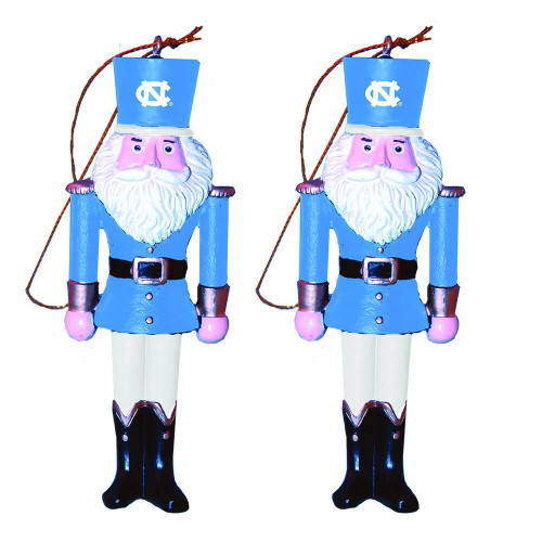 North Carolina Tar Heels 2 Pack Nutcracker Ornament