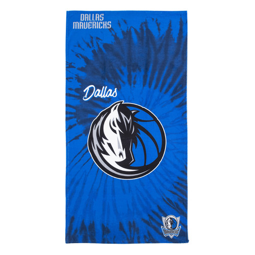 Dallas Mavericks Pyschedelic Beach Towel