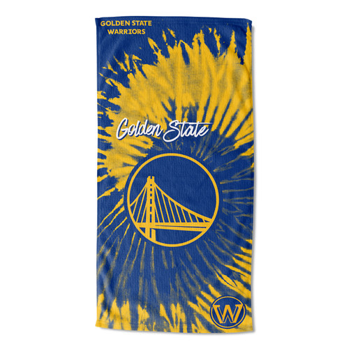 Golden State Warriors Pyschedelic Beach Towel