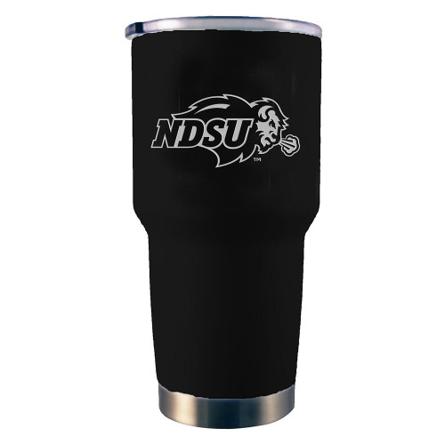 North Dakota State Bison 30 oz. Black Tumbler
