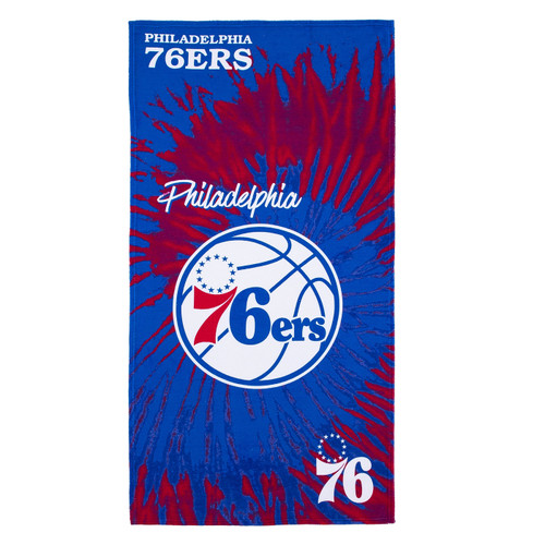 Philadelphia 76ers Pyschedelic Beach Towel