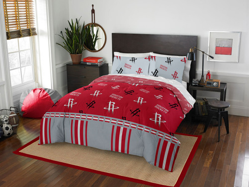 Houston Rockets Rotary Full Bed in a Bag Set