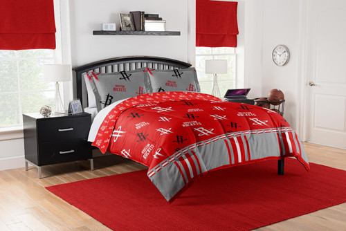 Houston Rockets Rotary Queen Bed in a Bag Set