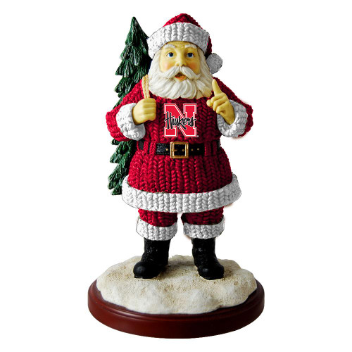 Nebraska Cornhuskers Tabletop Santa