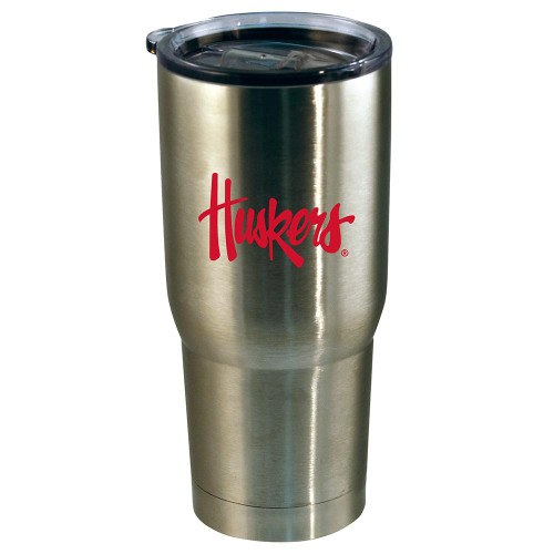 Nebraska Cornhuskers 22 oz. Decal Stainless Steel Tumbler