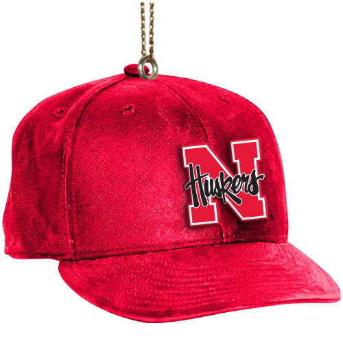 Nebraska Cornhuskers Baseball Cap Ornament