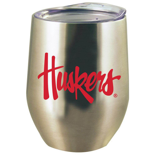 Nebraska Cornhuskers 12 oz. Stainless Steel Stemless Tumbler