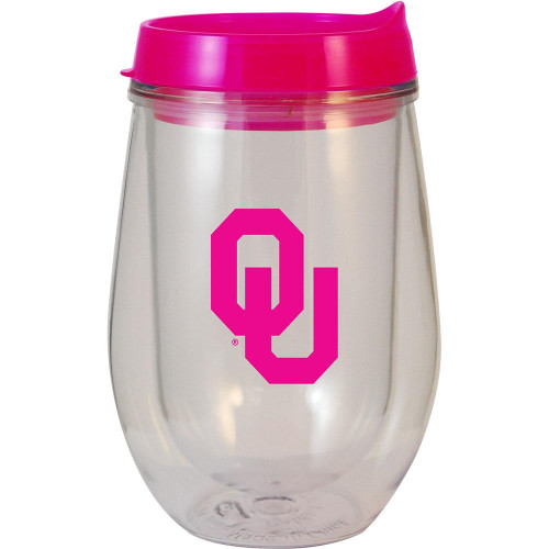 Oklahoma Sooners Pink To Go Tumbler