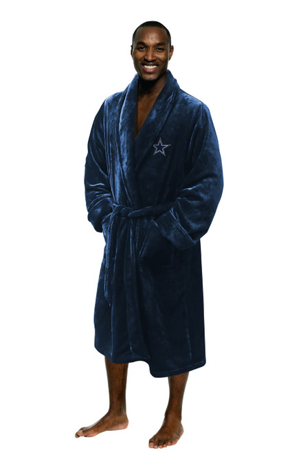 Dallas Cowboys Men's Silk Touch Bath Robe