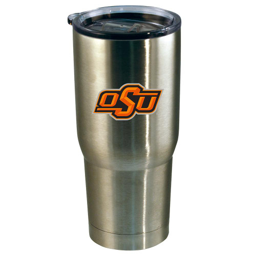 OK State Cowboys 22 oz. Decal Stainless Steel Tumbler