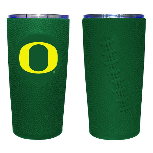 Oregon Ducks 20 oz. Stainless Steel Tumbler w/Silicone Wrap