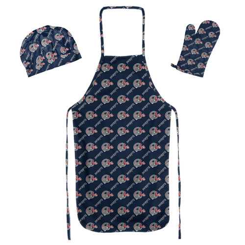 New England Patriots Apron, Mitt, and Chef Hat