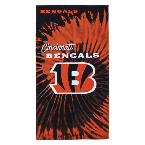 Cincinnati Bengals Pyschedelic Beach Towel
