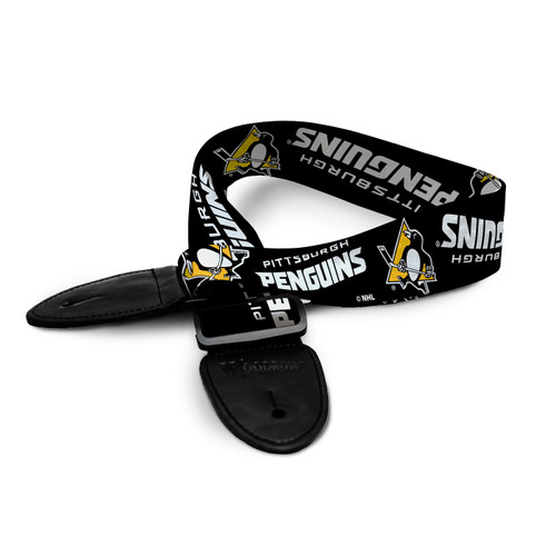 Pittsburgh Penguins NHL Woodrow Guitar Strap