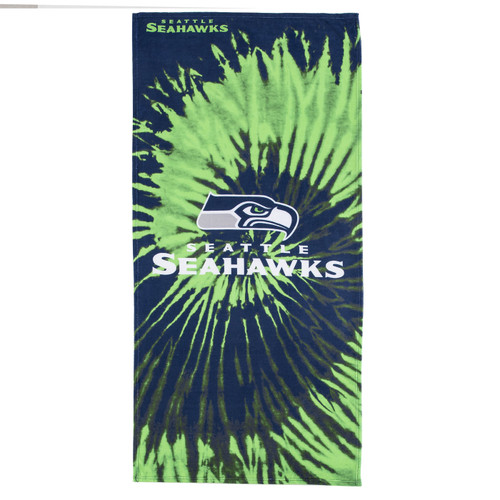 Seattle Seahawks Pyschedelic Beach Towel