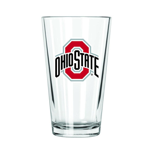 Ohio State Buckeyes Decal Pint Glass