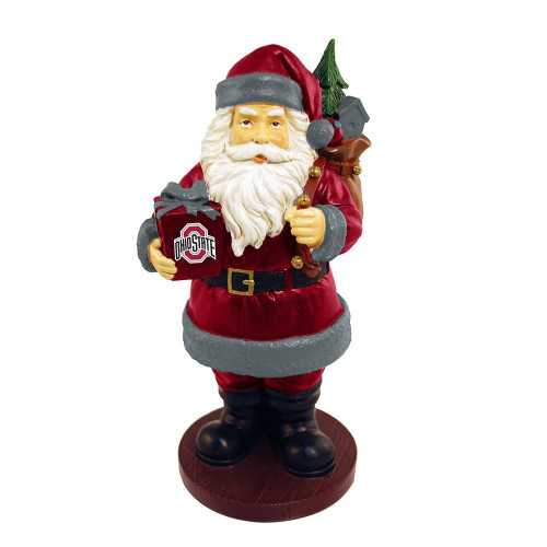 Ohio State Buckeyes Santa Figurine