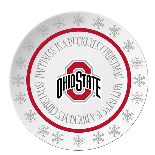 Ohio State Buckeyes Cookie Plate