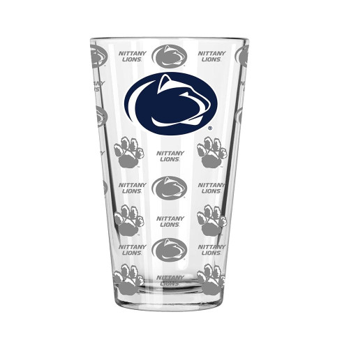 Penn State Nittany Lions Sandblasted Pint Glass